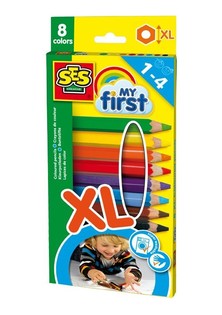 SES Creative My First - Кольорові Олівці XL (8 шт.)