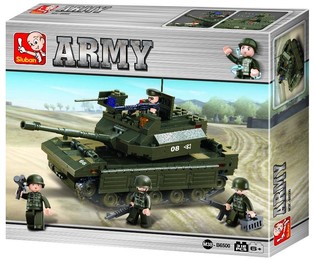 Sluban Армійський Танк M38-B6500 Конструктор (1 шт.)