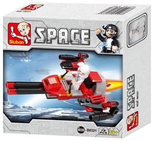 Космічний бомбардувальник Sluban Space Bomber M38-B0321 (1 шт.)