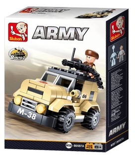 Sluban 8 в 1 Патрульна машина M38-B0587A (1 шт.)