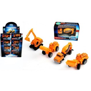 МЕТАЛЕВІ БУДІВЕЛЬНІ МАШИНИ DIE-CAST MIX (24 шт.)