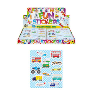 FUN STICKERS – МОДЕЛЬ: ТРАНСПОРТ (120 шт.)