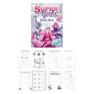 КНИЖКА-ПАЗЛ SUPER GIRLS (48 шт.)