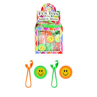 ВЕСЕЛІ ЗАПУСКАЧІ ДИСКІВ SMILEY У ДИСПЛЕЇ (48 шт.)