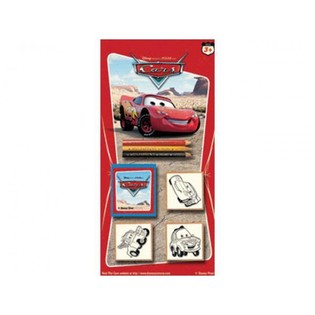 Великий Набір для Малювання та Штампування Disney Cars (24 шт.)