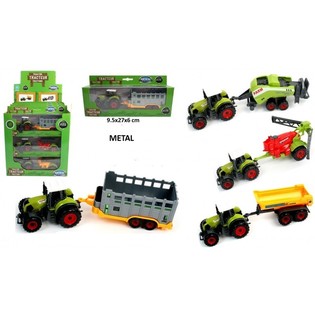 НАБІР ТРАКТОРІВ DIE CAST У ДИСПЛЕЇ (12 шт.)