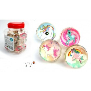 М'ячі-стрибунці UNICORN, 4,3 см, у банці (24 шт.)
