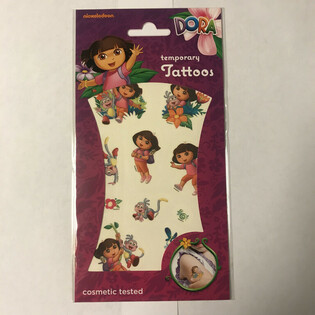 НАБІР ТАТУ-НАКЛЕЙОК: DORA, 20 x 10 см (10 шт.)