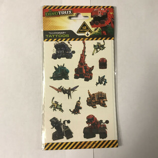 НАКЛЕЙКИ: DINOTRUX, розм. 20 x 10 см (10 шт.)