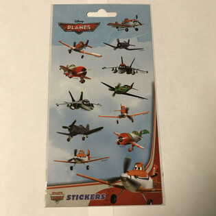 Аркуш наклейок: DISNEY PLANES, розм. 20 x 10 см (10 шт.)