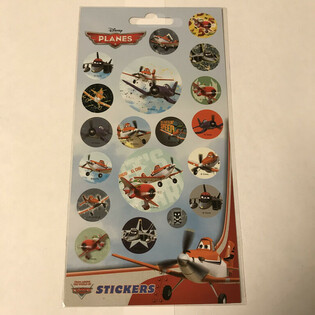АРКУШ НАЛІПОК: DISNEY PLANES, розмір 20 x 10 см. (10 шт.)