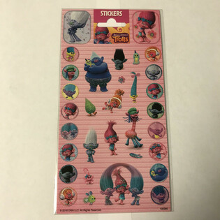 Лист Наклейок TROLLS - 20 x 10 см (10 шт.)