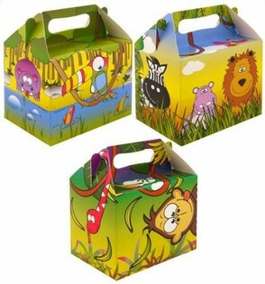 Дитяча коробка для меню – Джунглі – 14 x 9,5 x 18 см (12 шт.)