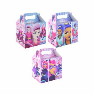 МЕНЮ-БОКС – SUPER GIRLS – 14 x 9,5 x 18 см (24 шт.)