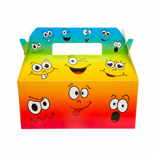 Дитяча коробка для меню Smiley - 22,5 x 12 x 9,5 см (24 шт.)