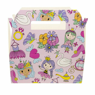 Дитяча Коробка для Меню Принцеса - Menu Box - 22,5 x 12 x 9,5 см (24 шт.)