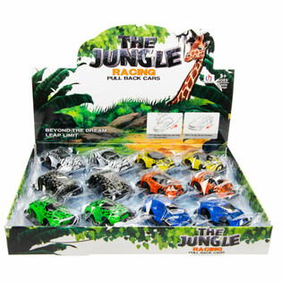 ІНЕРЦІЙНІ МАШИНКИ JUNGLE У ДИСПЛЕЇ (12 штук)