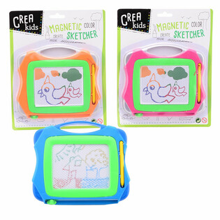 CREA KIDS - Магнітна кольорова дошка для малювання (12 шт.)