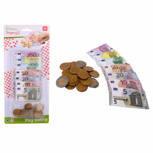 HOME SHOPPING &mdash; ЄВРА ІГРАШКОВІ ГРОШІ ТА БАБКНОТИ НА КАРТІ (6 шт.)