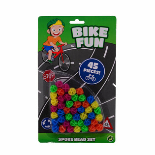 BIKE FUN - 45x НАМИСТИН ДЛЯ СПИЦЬ ВЕЛОСИПЕДА НА КАРТІ (1 шт.)