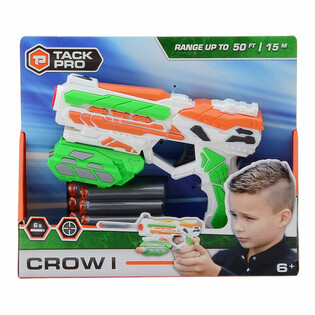 Пістолет Tack Pro Crow I з 6 м'якими дротиками