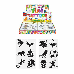 Fun Tattoos - Дисплей для хлопчиків (96 шт.)