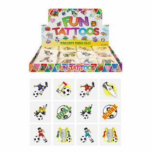 FUN TATTOO'S - Дисплей Футбол (48 упаковок по 12)