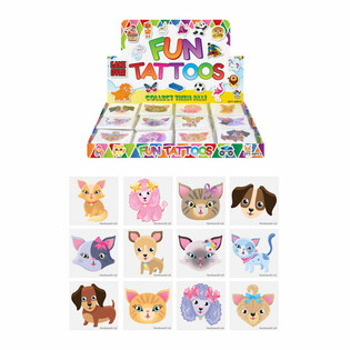 FUN TATTOO'S - ДИСПЛЕЙ КОТИ ТА СОБАКИ (48 ПАКЕТІВ)