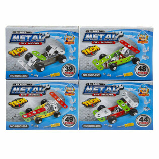 Металевий Конструктор Гоночний Автомобіль (Дисплей 24 шт.)