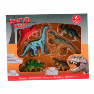 ANIMAL WORLD - Набір динозаврів (6 фігур)