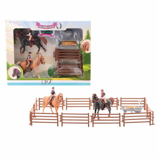 MY LOVELY HORSE - XL - 2x Іграшкових коня з великою стайнею - У подарунковій коробці (1 шт.)