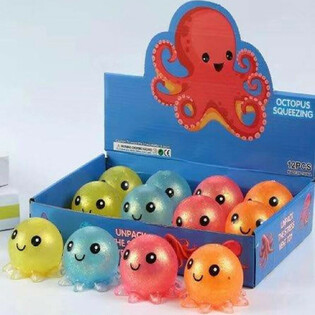 Сквиш-восьминіг Squeeze Octopus Дисплей (12 штук)