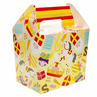 SINTERKLAAS КОРОБКА ДЛЯ МЕНЮ / ПОДАРУНКОВА КОРОБКА 14x10x17 см (12 шт.)