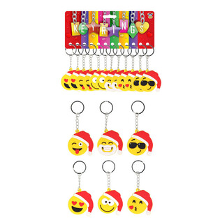 РІЗДВЯНІ БРЕЛОКИ SMILEY (12 шт.)