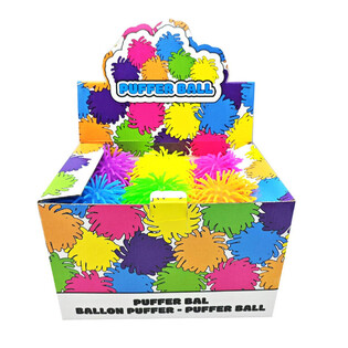 ВЕЛИКИЙ М'ЯЧ-ЇЖАК (PUFFER BALL) - 15CM - У ДИСПЛЕЇ (12 шт.)