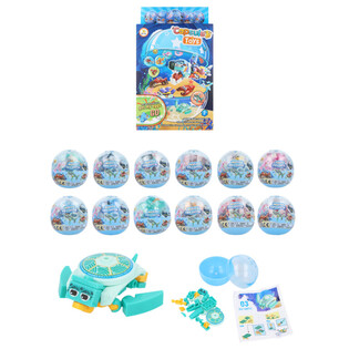 КОНСТРУКТОР БЛОКИ SEA LIFE В КАПСУЛАХ ТА ДИСПЕНСЕРІ (12 шт.)