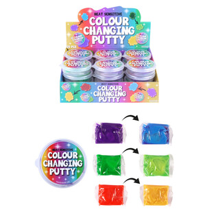 Термочутлива Маса (Putty), що Змінює Колір (24 шт.)
