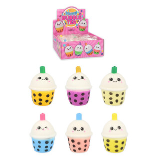 Bubble Tea Squeeze Fidget - Мікс кольорів у дисплеї (12 шт.)