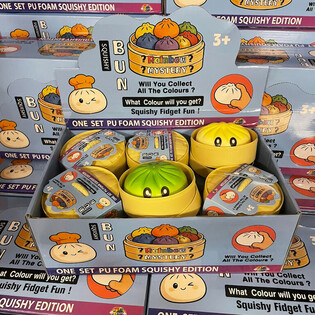 RAGE - Squishy Bun Dumplings ВЕЛИКІ - ONE SET PU FOAM SQUISHY EDITION (12 шт.)