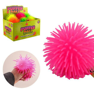 ПУХНАСТА КУЛЬКА (PUFFER BALL) - 9СМ - МІКС КОЛЬОРІВ (24 шт.)