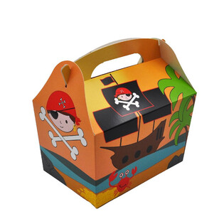 ДИТЯЧИЙ МЕНЮ-БОКС ПІРАТ - Розм. 18.5x12x19 СМ - FOODBOX - KIDSBOX (24 шт.)