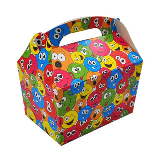МЕНЮБОКС МОДЕЛЬ: SMILEY - Розм. 18.5x12x19 СМ - ФУДБОКС - КІДСБОКС (24 шт.)