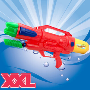XXL ВОДЯНИЙ ПІСТОЛЕТ - SUPER SOAKER ВОДЯНИЙ ПІСТОЛЕТ - РОЗМІР: 63.5 x 10 x 26 СМ - ПОДВІЙНИЙ ПОСТРІЛ (1 шт.)