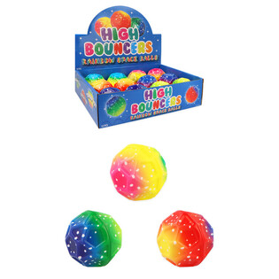 М'ЯЧ-СТRIBУНЕЦЬ HIGH BOUNCE RAINBOW SPACE - В ДИСПЛЕЇ (12 шт.)