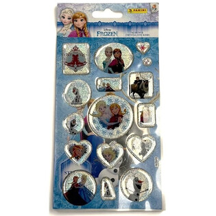 НАЛІПКИ DISNEY FROZEN - 16 НАЛІПОК НА АРКУШІ (12 шт.)