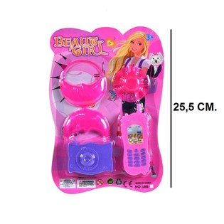 Набір краси Beauty Girl на картці (6 шт.)