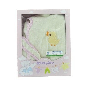 Дитячий халат BABY BOW Жовтий / Рожевий