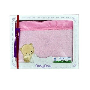 ФЛІСОВА ПЛЕД BABY BOW - РОЖЕВИЙ