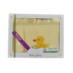 Дитячий флісовий плед Baby Bow - Жовтий