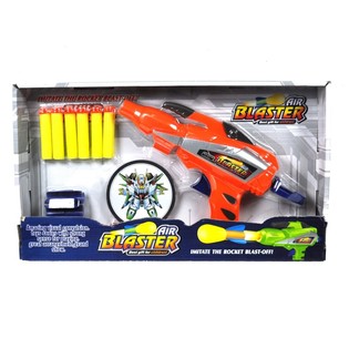 ПІСТОЛЕТ AIR BLASTER ЗІ СТРІЛАМИ ТА МІШЕННЮ (2 шт.)